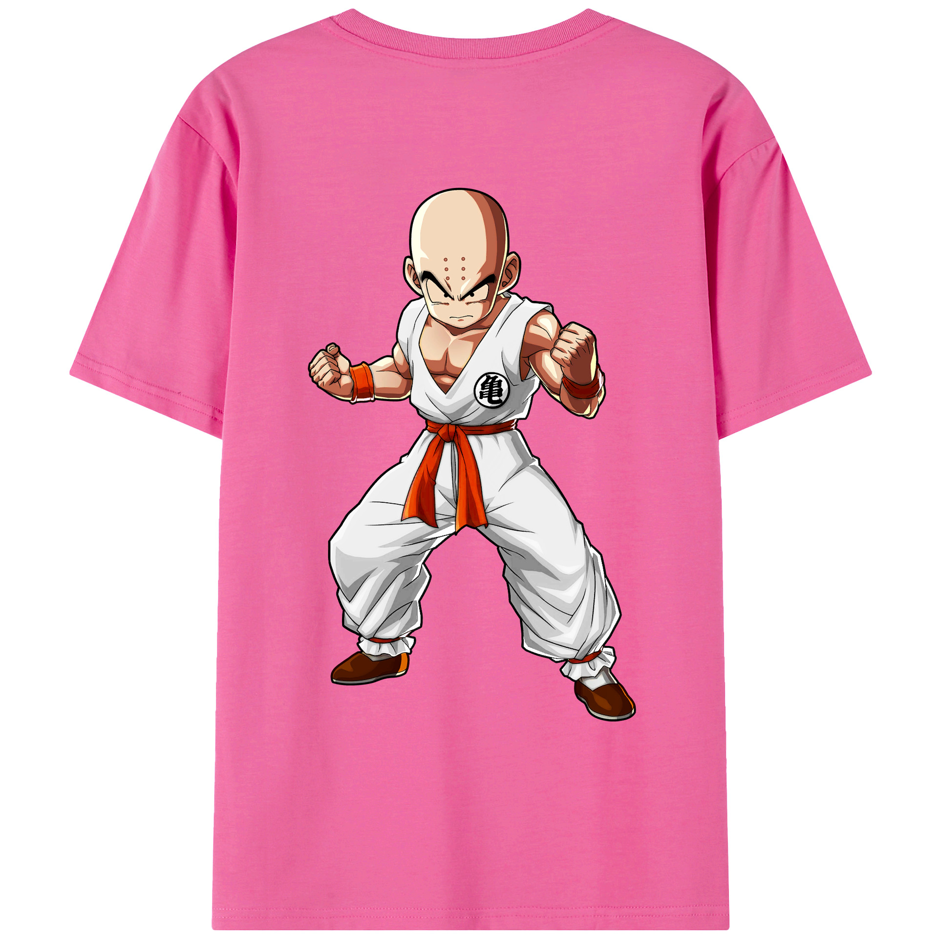 （画像用） ドラゴンボール クリリン DRAGON BALL krillin レディース半袖Tシャツ(バックプリント)